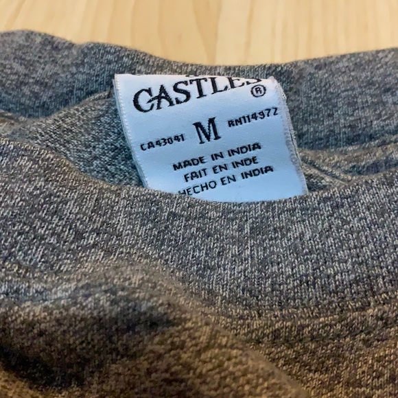 Crooks and Castles Grey Graphic Logo Men's Long Sleeve T-Shirt - SIZE MEDIUM - Picture 3 of 3